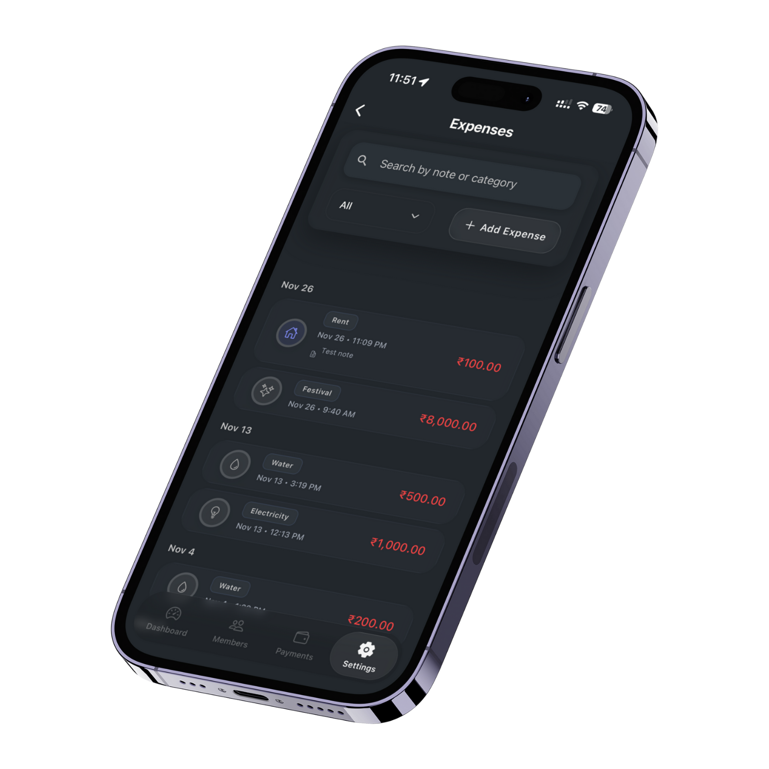 Operational Expense Tracking